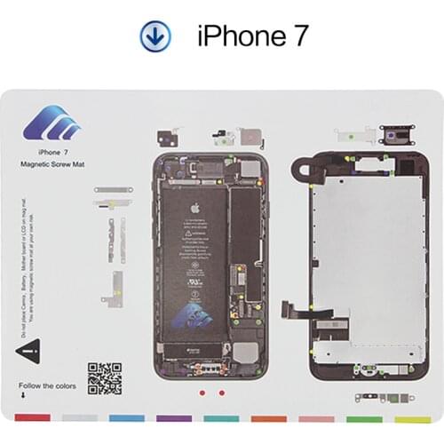 1 Pc Professional Magnetic Screw Mat For iPhone 7 7plus Screw Pad Keeper Chart Guide Pad Phone Repair Tools