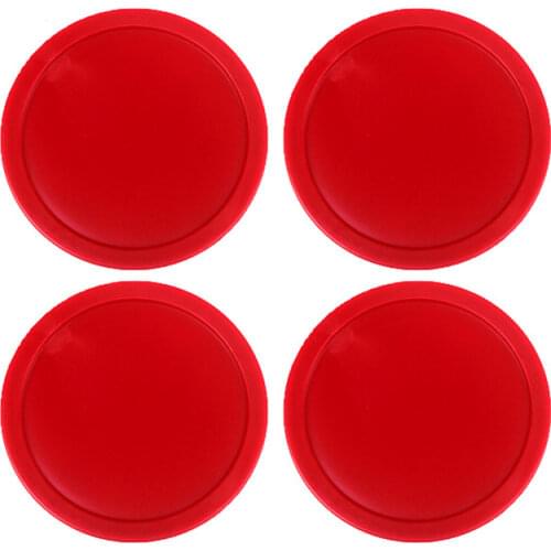 10Pcs 82mm ABS Air Hockey Pucks Red Air Hockey Children Table Mini Ice Hockey Disk Air Suspension Accessories Ball Sport Tools