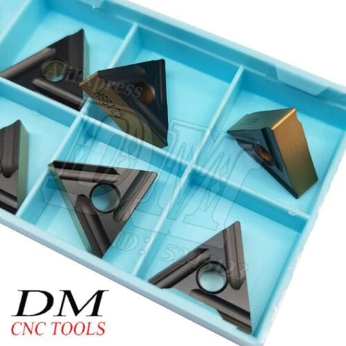 10pcs TNMG160404L-M WS8125 Triangle Carbide Insert Cutting Tool Metal Lathe Tools Turning tools TNMG331 Lathe Cutter