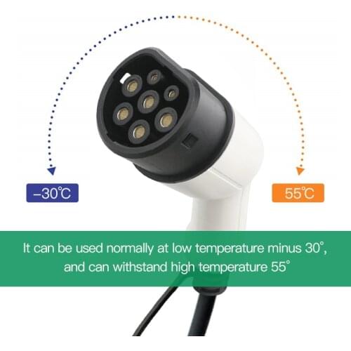 16A 32A EV Plug Charging Station IEC62196 Standard Type 2 Mennekes Connector Electric Car Charger EVSE Single/Three Phase