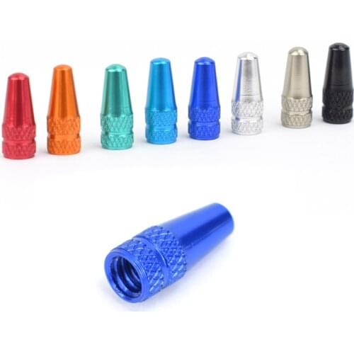 4/8pcs Aluminum Alloy Bicycle Tire Prest Valve Cap MTB Road Bike Covered Protector Road MTB Tyre Dustproof Bike Presta Valve