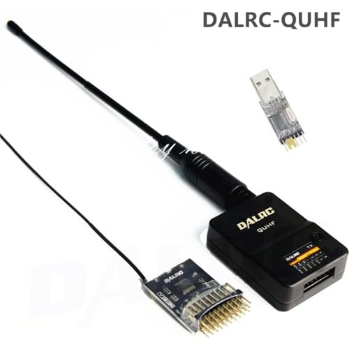 DALRC QUHF 433MHz 1500mW 16CH Remote Controller Signal Range Extender Boost System Transmitter Receiver Upgrade Module for FPV