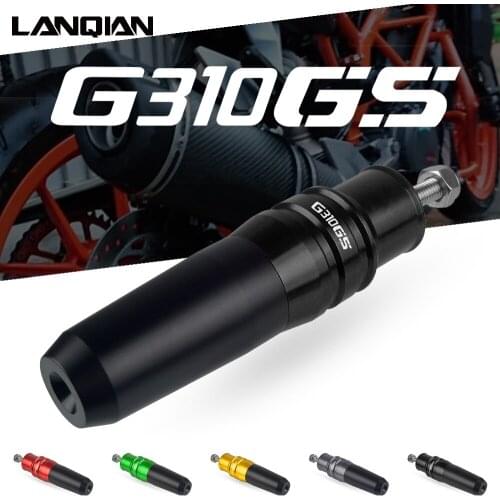 For BMW G310GS Motorcycle Accessories Aluminum Exhaust Slider Crash Protector Frame Crash Pads G310 GS G 310 GS 2017 2018