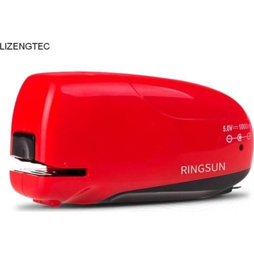 Free Shipping LIZENGTEC New Design Electricity Stapler For School Office Factory Supplies