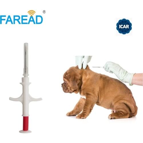1.4x8mm/2.12x12mm FDX-B ISO11784/5 RFID implant chip syringe Animal microchip for pets dog cat fish farm horse veterinary clinic