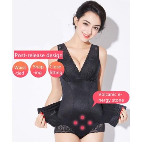 Body Shaper Waist Trainer Pulling Corset Slimming Sheath Belly Women Butt Lifter Corrective Underwear Bodysuits Shapewear Lady