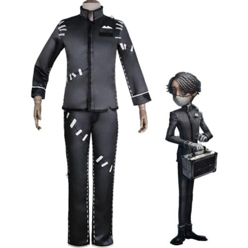 Game Identity V Cosplay Costumes Original Skin Survivor Embalmer Aesop Carl Uniform Set Stand Collar Jacket +Pants +Mask +Gloves