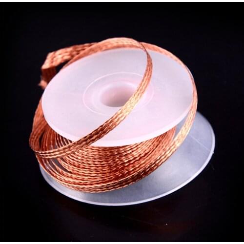 New 2.0mm/2.5mm/3.5mm Desoldering Braid Welding Solder 280 ℃ Good Thermal Conductivity Remover Wick Wire Low Residue Tin Strip