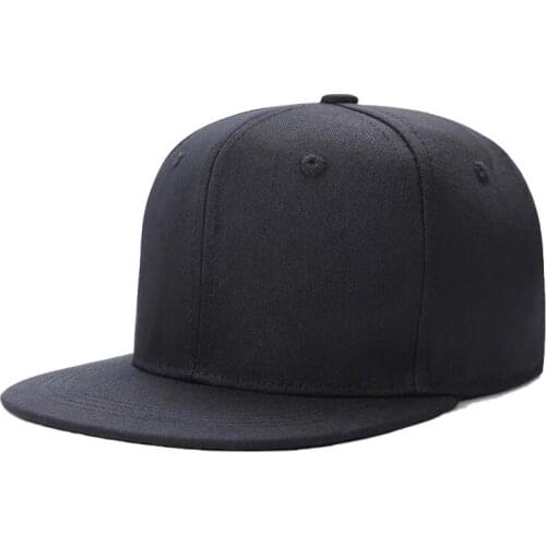 Solid Hip Hop Cap For Men Snapback Hat Womens Baseball Caps Adjustable Flat Brim Bill Plain Visors Boys And Girls Street Dance