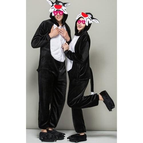 Lovers Lin Tai Pajamas Happy Tom Men And Women Thickening Home Furnishing Serve Keep Warm Long Sleeve Autumn And Winter Onesie