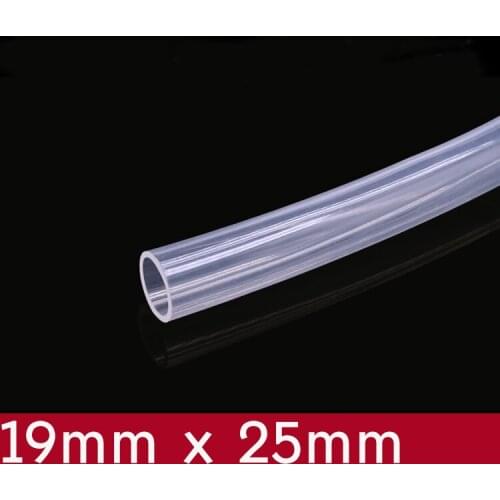 Transparent Flexible Silicone Tube ID 19mm x 25mm OD Food Grade Non-toxic Drink Water Rubber Hose Milk Beer Soft Pipe Connect