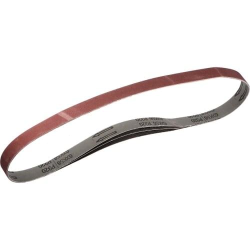 Uxcell Sanding Belt Aluminum Oxide Grit Sand Belts 320 Grit 3pcs
