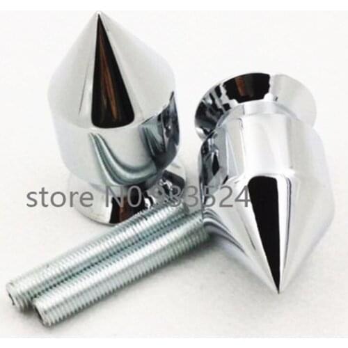 Motorcycle Chrome Spike Swingarm Spools For Kawasaki FZR 1000 400 FZR600R YZF1000 YZF750R Yamaha FZR600R YZF1000