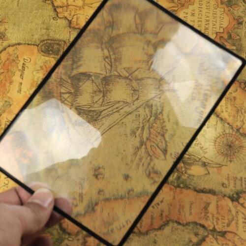Sheet Magnifying Reading Glass Lens 3X Book Page Magnifier Glass Lens for Old People Reading Loupe Magnifying Glass