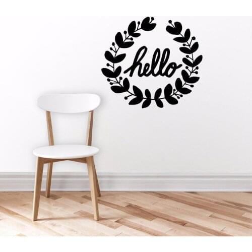 Welcoming Decorative Removable Wall Stickers for Living Room Poster Art Decor Vinyl Wall Decals Home Decoration YY31