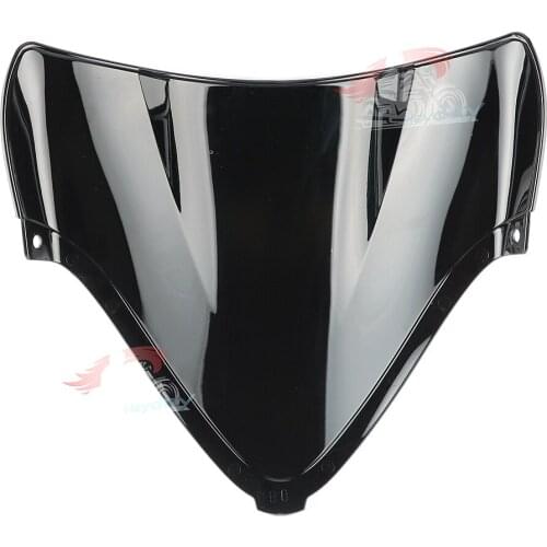 2008-2016 for Suzuki GSX1300R Hayabusa Dark Smoke Double Bubble Windshield 2009 2010 2011 2012 2013 2014 2015