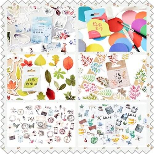 46pcs/pack Cute Sticker In Stationery Ten Different Styles Of Boxed Stickers For You To Choose Scrapbooking For Gifts