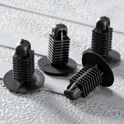 50Pcs Car Auto 8x7.5mm Hole Push Plastic Rivets Fastener Vehicle Ceiling Inside Decorative Retainer Fastener Rivets Fender Clip