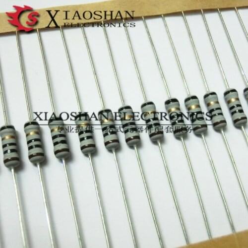 50pcs/Wire wound Insurance resistor 1WS Small volume 10R 10 Europe 5% Precision 10&Omega