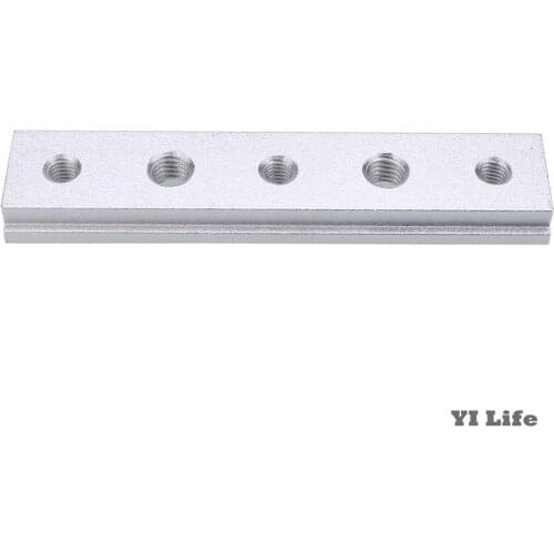 100mm Aluminum T Track Slot Sliding Slab M6 M8 Screw Holes Wood Working Universal T-track Sliding Nut DIY Woodworking Tools