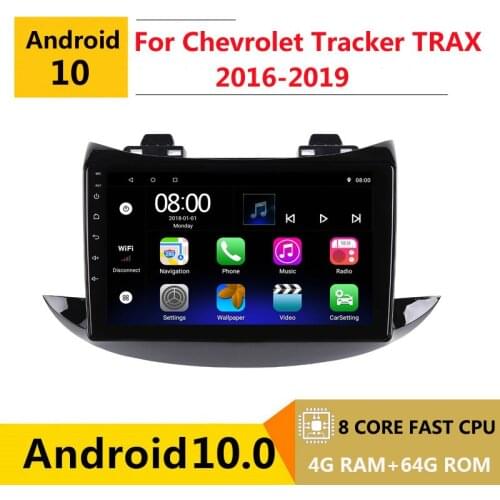 2 din 8 core android 10 car radio auto stereo for Chevrolet TRAX Tracker 2016 2017 2018 19 navigation GPS DVD Multimedia Player