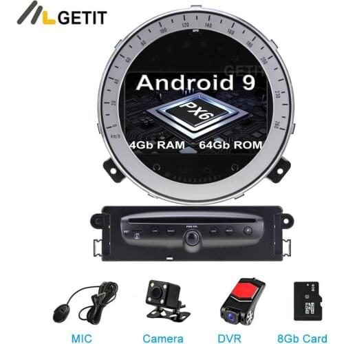 Android 10.0 Car DVD Radio Stereo Multimedia Player GPS Navigation for Mini Cooper countryman 2011 2012 2013 WiFi Bluetootn