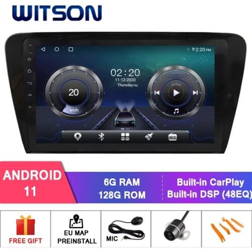 WITSON 10.2'' big screen Android 10.0 Octa core 4GB RAM CAR RADIO FOR VOLKSWAGEN SKODA OCTAVIA 2014 HD+DVR/WIFI+MirrorLink auto
