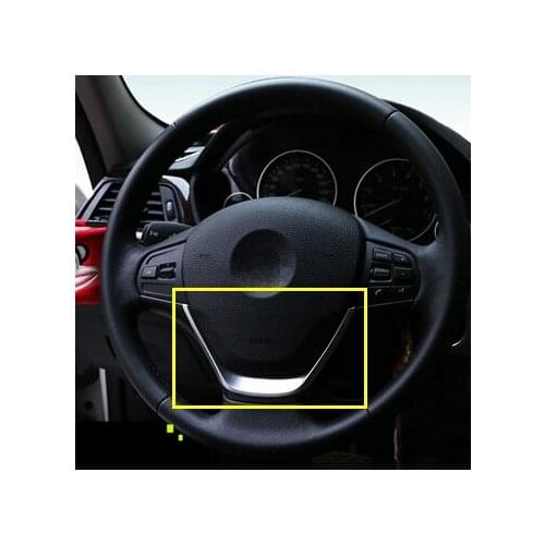 Car Styling steering wheel decoration trim cover For BMW 1 3 series F30 F31 F34 F35 3GT 116i 118i 316i 320li 328li 325li 335li