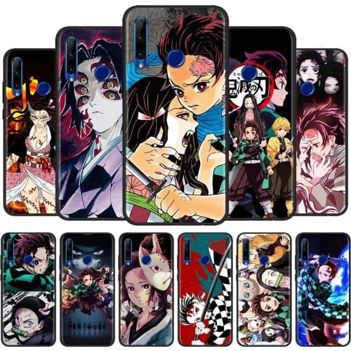 Demon Slayer Kimetsu No Yaiba Case For Huawei Y9a Y7a Y8p Y8s Y6p Soft Silicon Shell for HUAWEI Y9 Y7 Y5p Y6 2019 Phone Cover