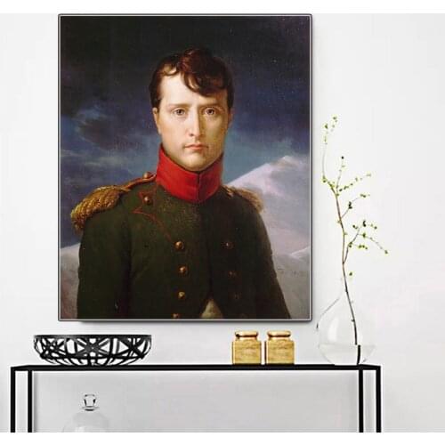 Citon Francois Gerard《Napoléon Bonaparte》Canvas Art Oil Painting Artwork Poster Picture Modern Wall Decor Home Decoration