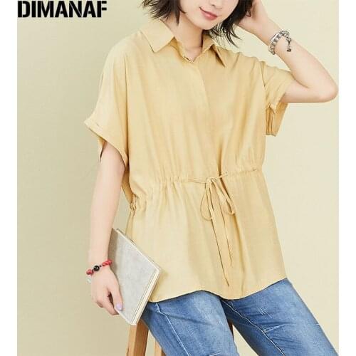Женские льняные рубашки DIMANAF China At AliExpress