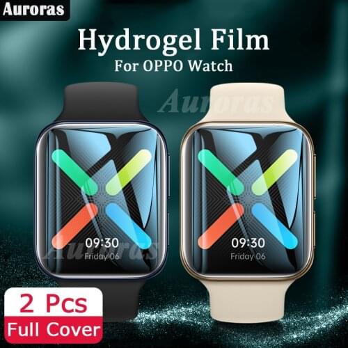 2 pcs For OPPO Watch Smart Watch Screen Protector Film Hydrogel Film Protector Cover Case For OPPO Watch Film