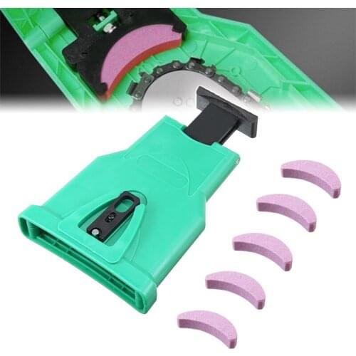 Woodworking Chainsaw Teeth Sharpens Saw Chain Sharpening Tool Sharp Fast Grinding Bar-Mount Chainsaw Teeth Sharpener