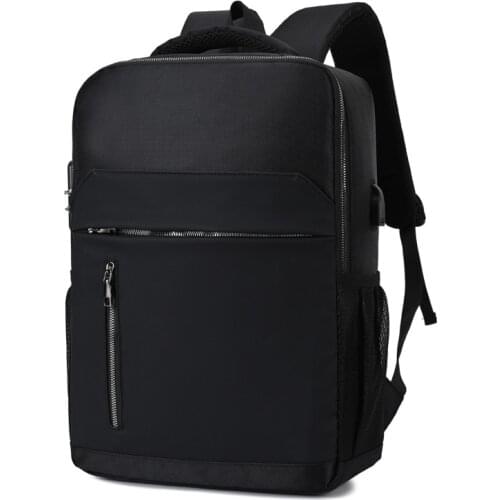 New Korean leisure bag travel backpack USB charging port male and female student school bag large capacity backpack