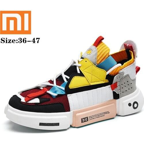 Xiaomi Sneakers Causal Shoes for Men Breathable Athletic Sport Shoes Running Comfortable Soft Jogging Sneakers Canvas Shoes Men