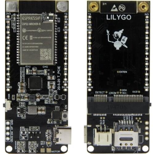 LILYGO® TTGO T-PCIE ESP32-WROVER-B AXP192 Chip WIFI Bluetooth Nano Card SIM Series Composable Development Board Hardware