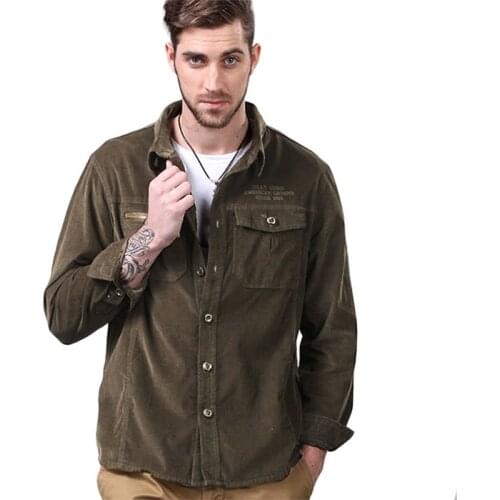 Outdoor Military Tactical Cotton Men Shirts Breathable Wear-resistant Windproof Cargo Shirts Climbing Hiking Spring Clothing