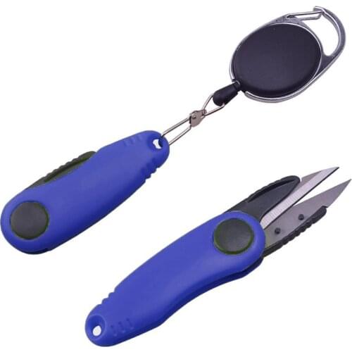 Fishing Scissors Folding Stainless Steel Handle Pliers Line Cutter Sharp Garnelen-typ Cut Clipper for Tackle Tools Accessories
