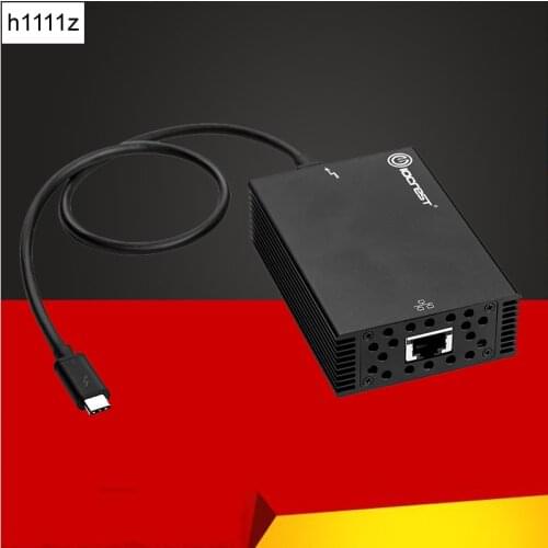 USB C Ethernet Adapter USB3.1 Type-C Thunderbolt 3 Network Card to RJ45 Lan Intel Chipset 10 Gigabit Ethernet for Windows MAC OS