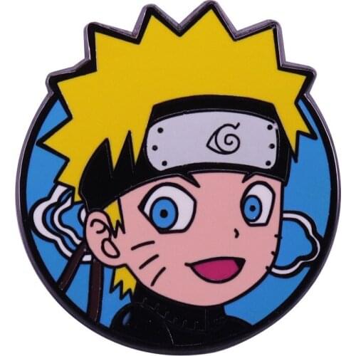 Cute Young Uzumaki Enamel Pin Clothes Shirt Jeans Brooch Badge Charm Pins Metal Brooches for Women