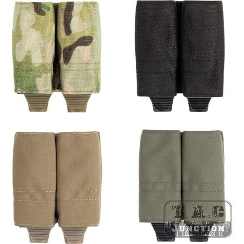 Tactical KYWI Style 9mm Pistol Double Magazine Pouch For 9mm & 45ACP Pistol Double Stack Magazine Carrier