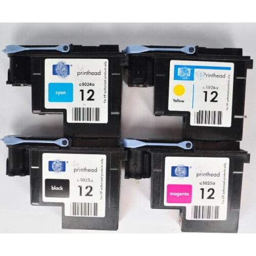 REMAN FOR HP 12 PRINT HEAD C5026A YELLOW C5025A MAGENTA C5024A CYAN C5023A BLACK Printer printer parts