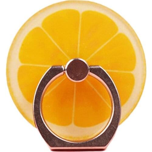 Universal Fruit Phone Holder Clasp Mount Grip Stand Socket Finger Ring For IPhone X 8 7 Plus Xiaomi