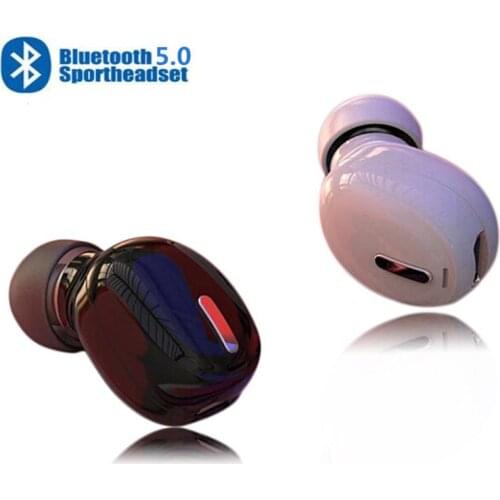 X9 TWS Bluetooth 5.0 Earphone Mini Wireless Earbuds Stereo Noise Reduction In-ear 3D Sound Sport Hiking Headset For Smart phone