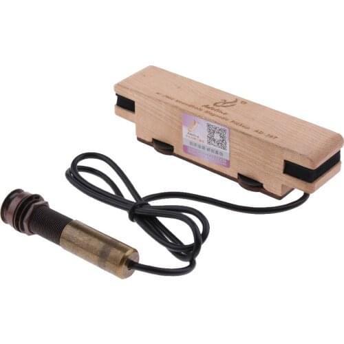 Acoustic Guitar Sound Hole Pickup 2 Band EQ Tuner with Volume Tone Control