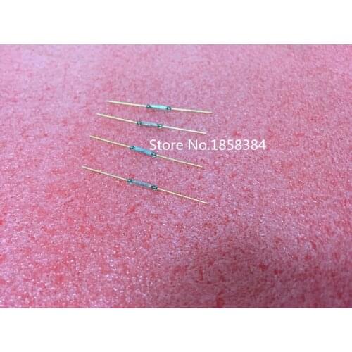 10PCS/LOT Reed Switch MKA10110 GLASS Green 1.8MM X 10 MM normally open Low Voltage