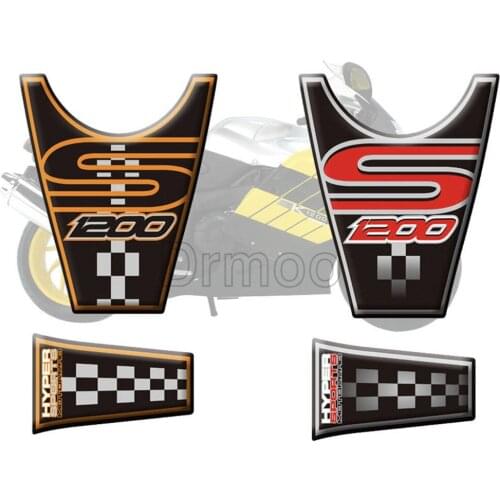 3D Logo Motorcycle Sticker Tankpad Sticker Tank Pad Motorbike Racing Protector Decals For BMW K1200S