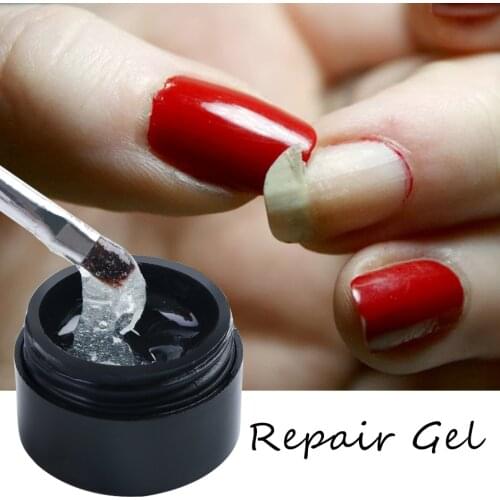 5ml Clear Fiber Builder Gel for Creacked Broken Repair Quick Building UV Gel Polish for Nail Extension Manicure Accessory NT1520