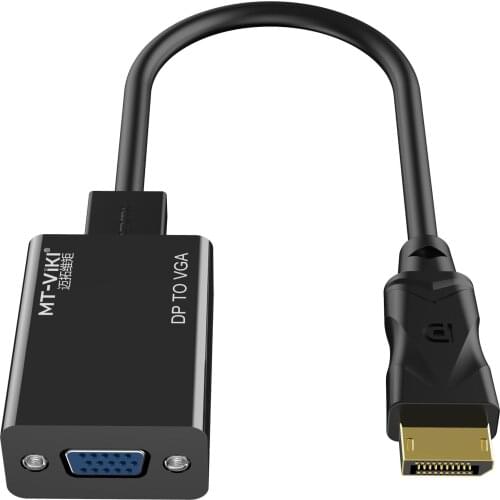 DP to VGA converter display port DP male to VGA female adapter