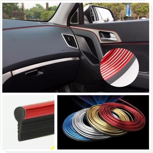 Car interior Decoration thread line Insert Strip Accessories for Kia KND-4 Spectra5 Spectra Rio5 Multi-S Amanti Opirus
